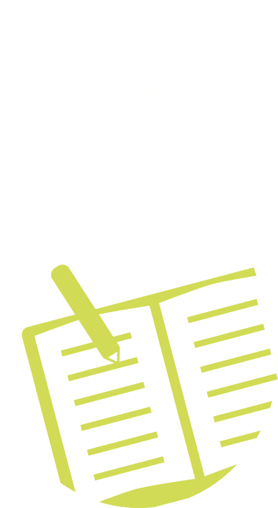 Document with pen icon in green