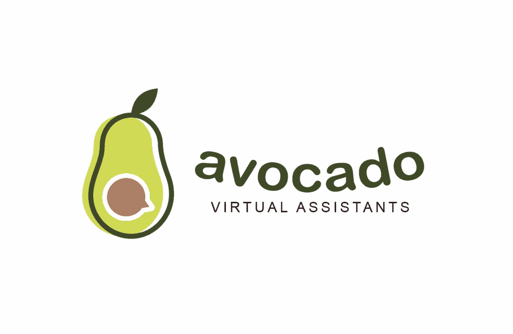 Avocado Virtual Assistants logo with avocado icon